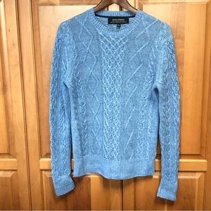 BANANA REPUBLIC Mens 100% Italian Linen Crew Neck Sweater